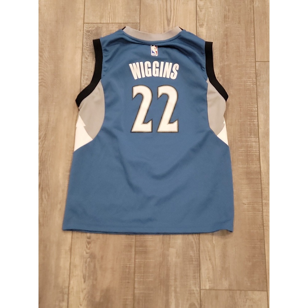 Youth L  Adidas Minnesota Timberwolves Andrew Wiggins #22 Jersey - Picture 10 of 15